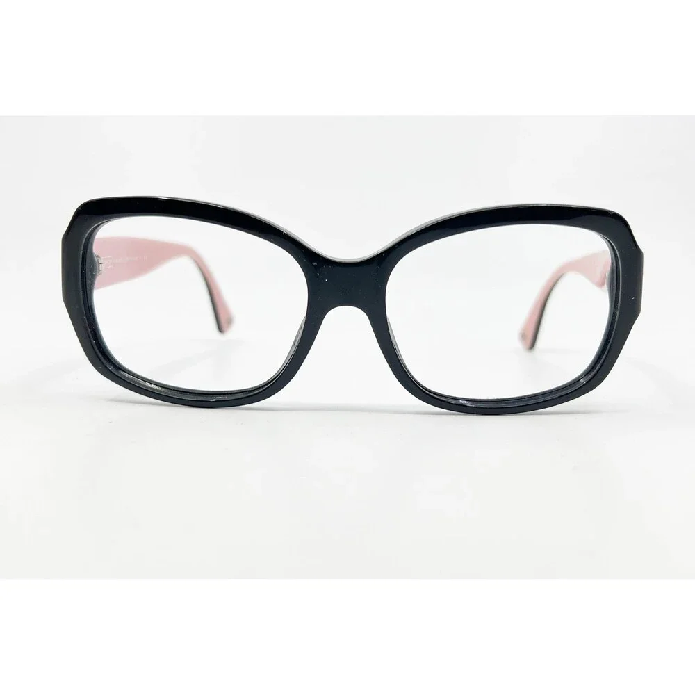 Coach Eyeglasses Women Black HC 8001 Emma Signature Logo 57-17-135
